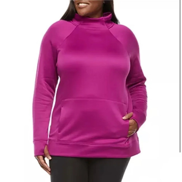 XERSION Womens Funnel Neck Longsleeve sweatshirt - Picture 1 of 2